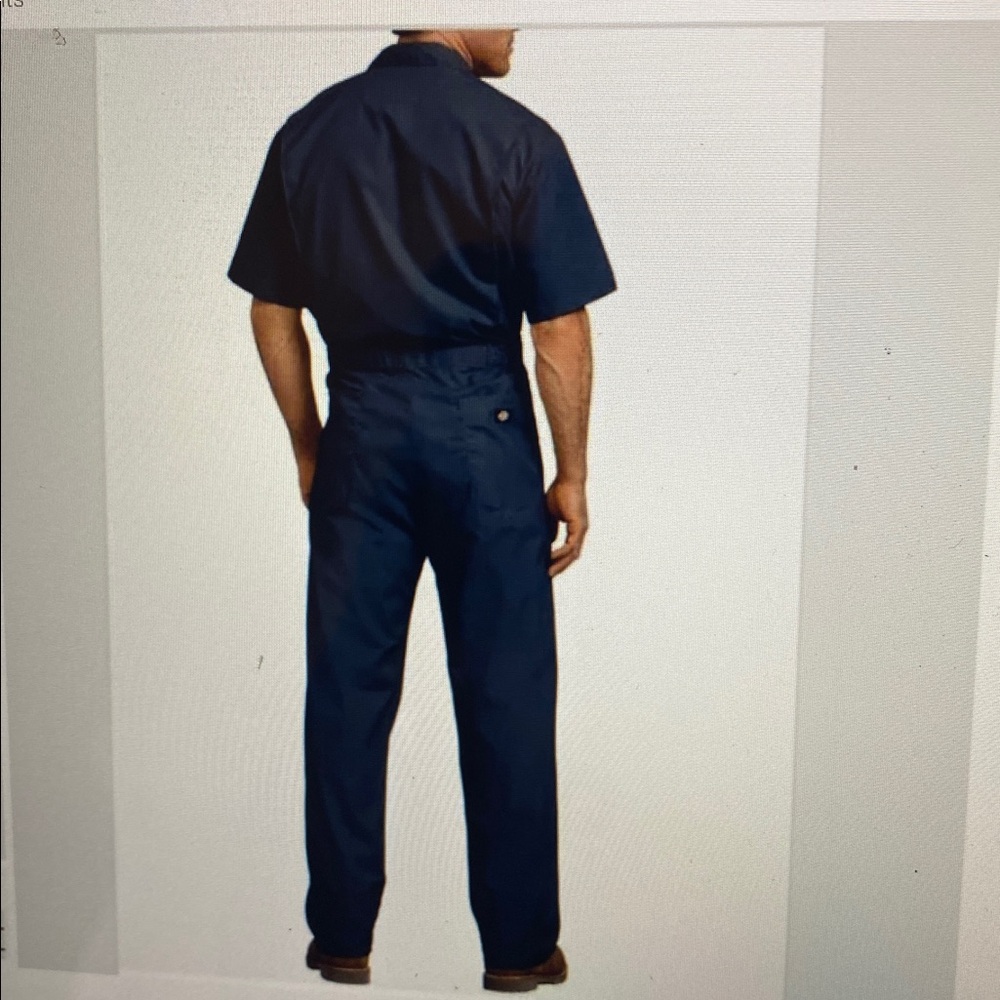 Dickies Men's Dark Blue Work Coverall Size XL Regular NWT Brand New - Picture 2 of 7